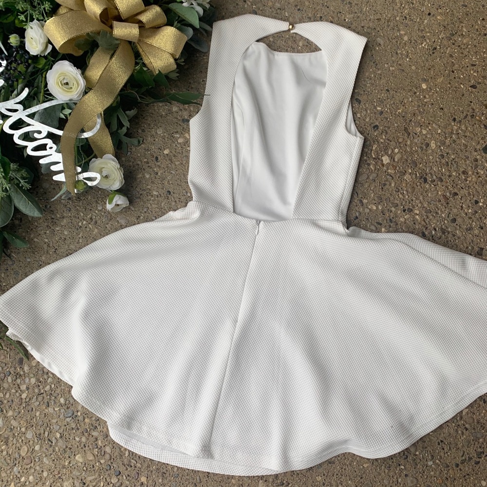 White Skater Dress